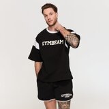 GymBeam Muška majica Premium Heavyweight Varsity Black S | Eponuda.ba
