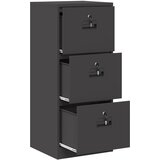 Kabinet za datoteke s ladicama Crna 45,5 x 42 x 106,5 cm | Eponuda.com