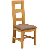  Stolac za blagovanje 2 pcs Čvrsto Hrastovo Drvo Siva | shoptok.hr