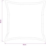  Presvlaka za jastuk 2 kom. HOUTEN Zelena 55 x 55 cm Kord | shoptok.hr