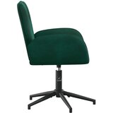  Okretne radne stolice 4 kom. 54 x 55 x 90 cm Tamnozelena Baršun | shoptok.hr