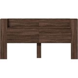 vidaXL Ormarić za uzglavlje LED boja smeđeg hrasta 200x16 5x103 5 cm | shoptok.hr