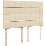  Krevet s oprugama i madracem krem 140 x 190 cm od tkanine | shoptok.hr