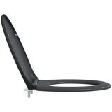  Brzo Odvojivo Sjedište WC-a s Mekim Zatvaranjem Duroplast Antracit | shoptok.hr