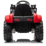 Lean_Toys Baterijski traktor z žlico in prikolico rdeča | Shoptok.si