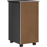  Mobilni ormar Siva 34 x 39 x 65,5 cm Čvrsto borovo drvo | shoptok.hr