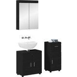  Set namještaja za kupaonicu TULUM Crna Konstruirano drvo | shoptok.hr