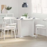  Blagovaonski Stol Bijeli 110x60x75 cm Konstruirano drvo u