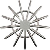  Zaštita od lišća za žljeb 2 pcs Srebrno 75 mm Nehrđajući čelik - 75 mm 2 | shoptok.hr
