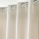 Douceur d intérieur Bež zavjesa sa zvučnom izolacijom od mikrovlakana 135x260 cm Micropolar – | shoptok.hr