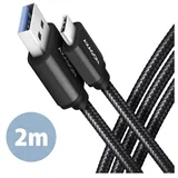 CC USB CM 3.1Gen1 <> USB AM, 2m, Crna, BUCM3-AM20AB, AXA