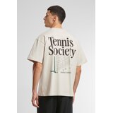 Another Cotton Lab Majica 'Tennis Society' bež / jelka / črna | Shoptok.si