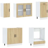 vidaXL 8-dijelni set kuhinjskih ormarića Kalmar konstruiranog drva | shoptok.hr