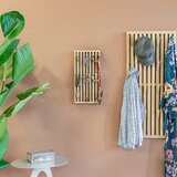 Spinder Design Stenski obešalnik iz masivnega hrasta v naravni barvi Parco – | Shoptok.si