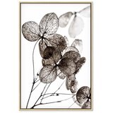  Slika - Transparent Clover (1 Part) Vertical 40x60 U prirodnom drvenom okviru | shoptok.hr