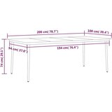  9-dijelni vrtni blagovaonski set crni | shoptok.hr