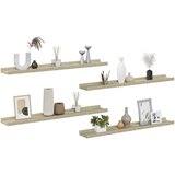  Zidne police 4 kom boja hrasta sonome 80 x 9 x 3 cm | shoptok.hr