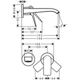 Hansgrohe 75050700 Vivenis podometna armatura za umivalnik | Shoptok.si