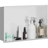  Ničica za tuš Srebrno 45 x 30 x 9,5 cm Nehrđajući čelik | Eponuda.com