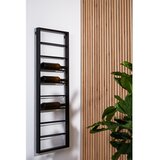 Light & Living Crni zidni metalni držač za boce vina 42x120x6 cm Macaben – | shoptok.hr