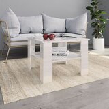vidaXL Stolić za kavu visoki sjaj bijeli 60 x 60 x 42 cm od iverice | shoptok.hr