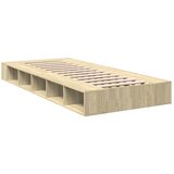  Okvir za krevet boja hrasta 75x190 cm od konstruiranog drva | shoptok.hr