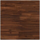  60 x 55 x 75 cm Čvrsto drvo akacije Tamno smeđa i crna | shoptok.hr