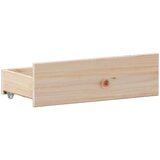 vidaXL Krevet s regalom za knjige bez madraca 180x200 cm od borovine | shoptok.hr