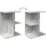 vidaXL Nočna omarica 2 kosa betonsko siva 46,5x29x61 cm inženirski les | Shoptok.si