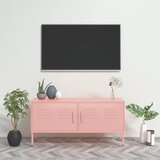 Maison Chic TV omarica - TV enota - Televizijska omarica roza 105x35x50 cm jeklo, (21699774) | Shoptok.si