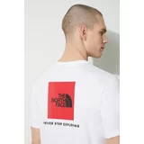 The North Face Bombažna kratka majica M S/S Redbox Tee moška, bela barva, NF0A87NPFN41