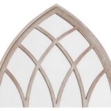  Vrtno ogledalo boja pijeska 100x45 cm željezno vanjska upotreba | Eponuda.ba