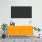 The Living Store TV omarica gorčično rumena 105x35x50 cm jeklo - TV Omarica, (21376203) Cene