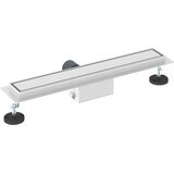  2 u 1 odvod za tuš Srebrno 60 cm Nehrđajući čelik 304 | shoptok.hr