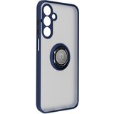 AVIZAR Ovitek za Samsung Galaxy A25 5G Kovinski obroč s podporo za funkcijo, Modra noč, (5000013172) | Shoptok.si