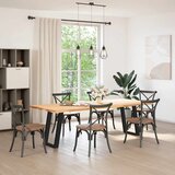  Noge za blagovaonski stol U-oblik 2 kom Crne 50 x (72-73) cm Čelik | shoptok.hr