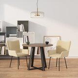 Maison Chic Jedilni stoli - Vzorci stoli 2 kosa krem žamet A322, (22032211) | Shoptok.si