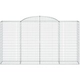  Lučne gabionske košare 5 kom 300x50x160/180cm pocinčano željezo | shoptok.hr