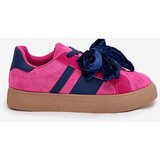 Boto Women's Sneakers With Velvet Bow Fuchsia Ashlyn | shoptok.hr