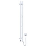  Električni sušač peškira sa termostatom SILOUETTE 70W 120x9 cm beli, desni | Eponuda.com