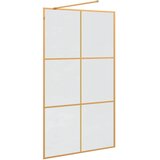  Zid za walk-in tuš Zlatno 115 x 195 cm Staklo otporno na udarce | shoptok.hr