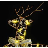 vidaXL LED jelene med 180 LED 6 pcs Zlata 64 x 42 x 15 cm PET | Shoptok.si