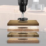 HSAWBIT Forstnerjev sveder za les 100 mm s šestrobim vpetjem | Shoptok.si