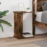  Stranska miza Dimljeni oreh 35 x 25 x 50 cm Konstruiran les, (5000201830) | Shoptok.si