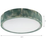 Brilagi plafonsko svetlo pino 2xE27/15W/230V borovina/zelena prečnik 37,5 cm | Eponuda.com