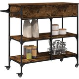  Kuhinjska kolica boja hrasta 105 x 42 x 95 cm konstruirano drvo | Eponuda.com
