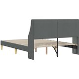  Krevetna konstrukcija Tamnosiva 153 x 203 cm Tkanina | shoptok.hr
