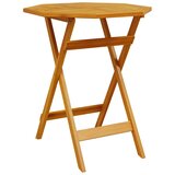  Sklopivi vrtni stol Ø70x75 cm od masivnog bagremovog drva | shoptok.hr