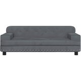  Krevet za pse tamnosivi 90 x 53 x 30 cm baršunasti | shoptok.hr