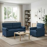  Set sofe 2 kom. Plava Tkanina - Plava 1-Persona (70 cm) 2-Persona (140 cm) | shoptok.hr